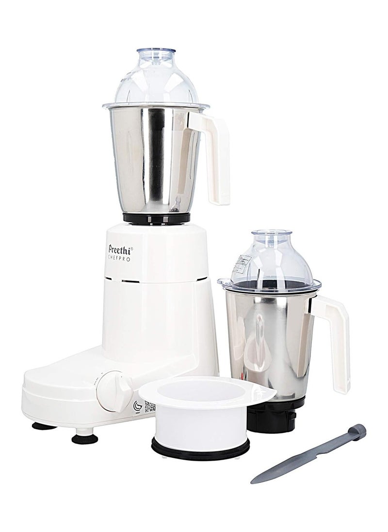 Generic Preethi Chefpro Electric Mixer Grinder, 750 Watts, White  - Image 1