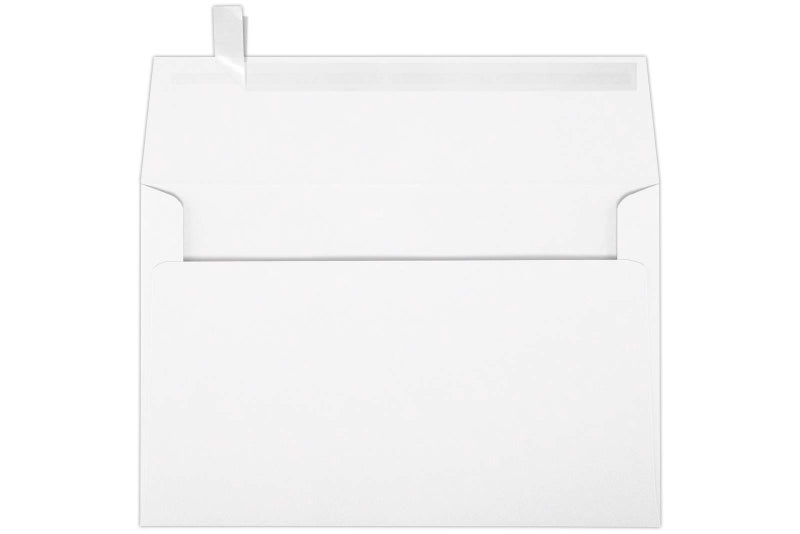 LUXPaper A9 Invitation Envelopes | Peel & Press | 5 3/4" x 8 3/4" | White | 80lb. Text | 50 Qty - Image 2