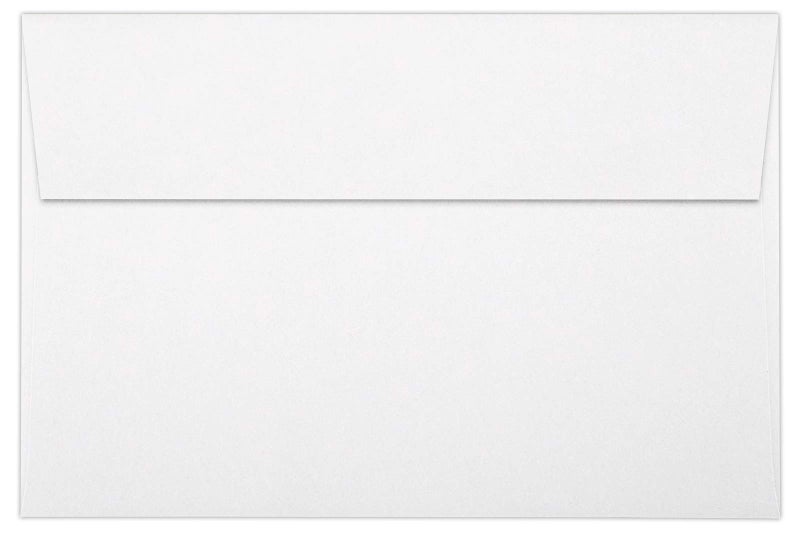 LUXPaper A9 Invitation Envelopes | Peel & Press | 5 3/4" x 8 3/4" | White | 80lb. Text | 50 Qty - Image 1