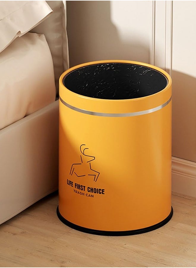 JCB CHIC Garbage Bin, Bathroom Wastebasket, Plastic Large capacity Trash Can, Living Room Kitchen Bathroom Round Waste Bin 16L  - Image 3