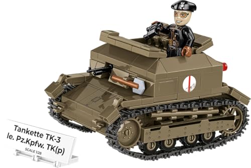 COBI Historical Collection WWII Tankette TK3 LE PZKPFW TKP Tank Building Set 323 Pieces - Image 1
