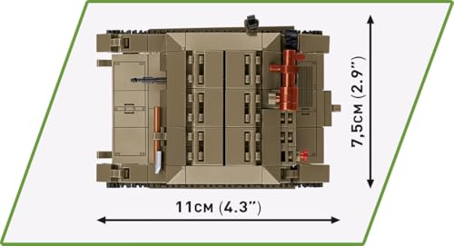 COBI Historical Collection WWII Tankette TK3 LE PZKPFW TKP Tank Building Set 323 Pieces - Image 5