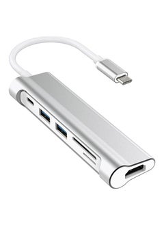نيبمينينت موزع 6 في 1 بمنافذ USB فضي  - Image 1