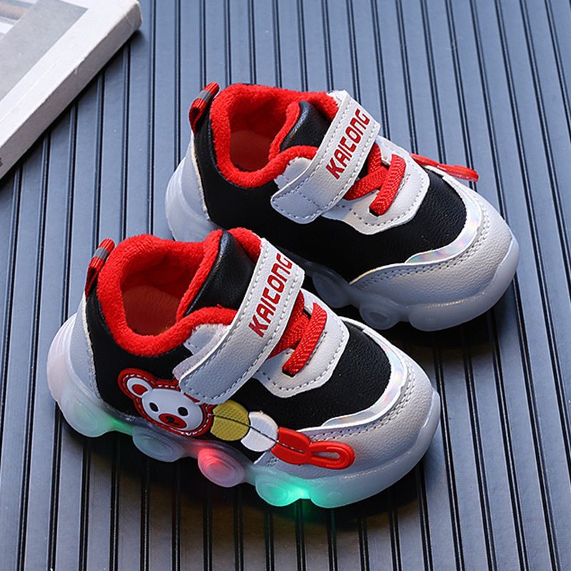 2024 cotton shoes new 0-3 years old children's sneaker soft sole non-slip men's and women's baby shoes big two cotton warm shoes - Image 5