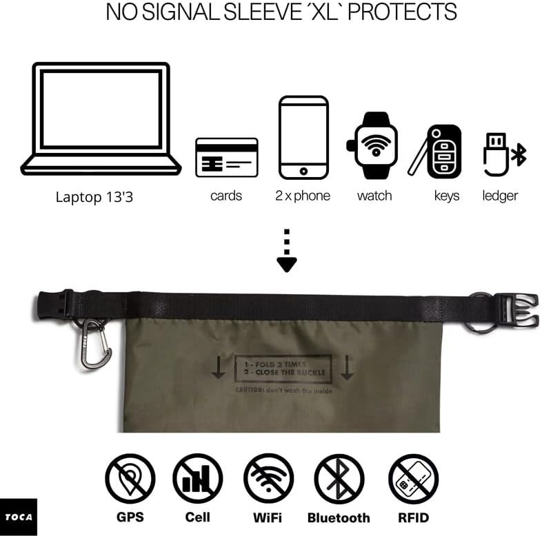 TOCA 13 Laptop Protective Case Faraday Bag Card Blocking Anti-Trace Sleeve Data Blocking Laptop Bag - Image 2