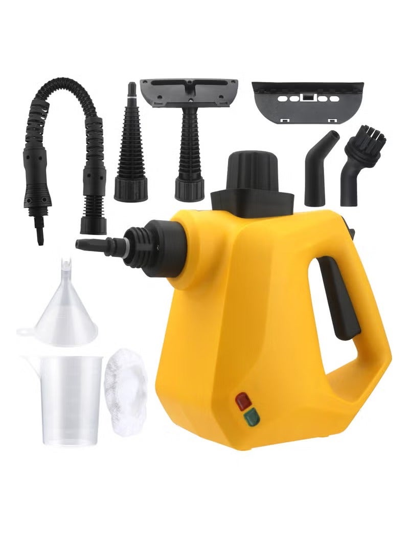 ET-LIFE Steam Cleaner, 1000W, High Temperature Kills 99.99% of Viruses & Bacteria, with 9pcs Accessory, for Kitchen Sofa Bathroom Car Window，3 Bar Steam Pressure, 250ml Capacity - Image 2