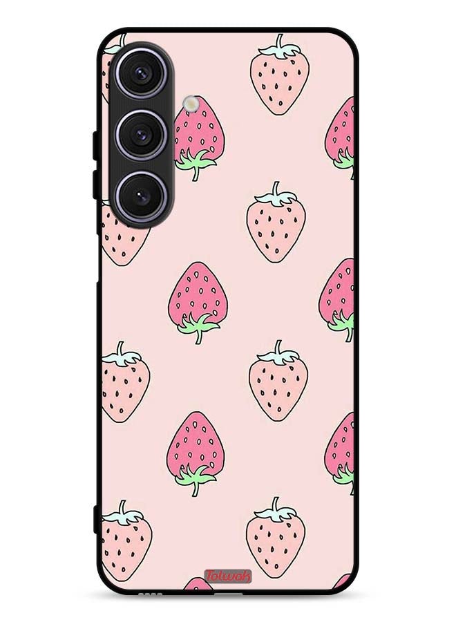 Tolwak Samsung Galaxy A17 Protective Case Cover Strawberry Icon