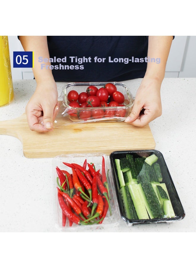 Yessel Yizhixuan Cling Film, Extra Large Roll, 45cm X 300 Yards, Commercial Use, For Food And Fresh Produce, Supermarket, Disposable, Kitchen Pvc Wrapping Film - Image 4