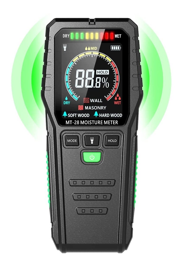 Moisture Meter Wall Moisture Meter for Walls Wood cm Meter Screed Moisture Meter Wall Concrete Plaster Building Materials Basement Walls - Image 1