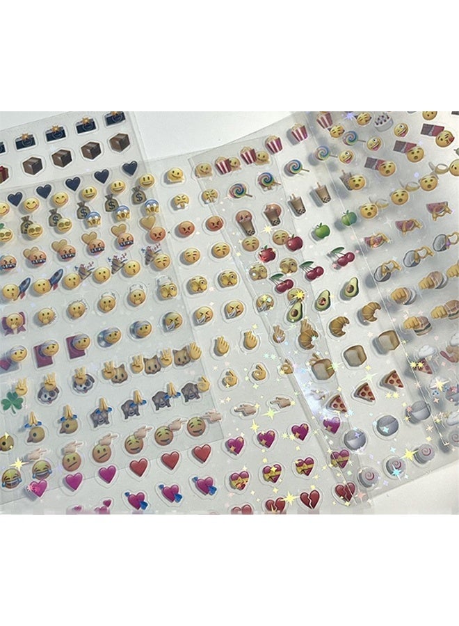 إم إكس إن 2400 قطعة من الملصقات الصغيرة ذاتية اللصق مع كتاب تخزين ملصقات فنية للأظافر للأطفال والمراهقين، ملصقات كمبيوتر محمولة وردية لطيفة لزجاجات المياه وحقيبة الهاتف - Image 5