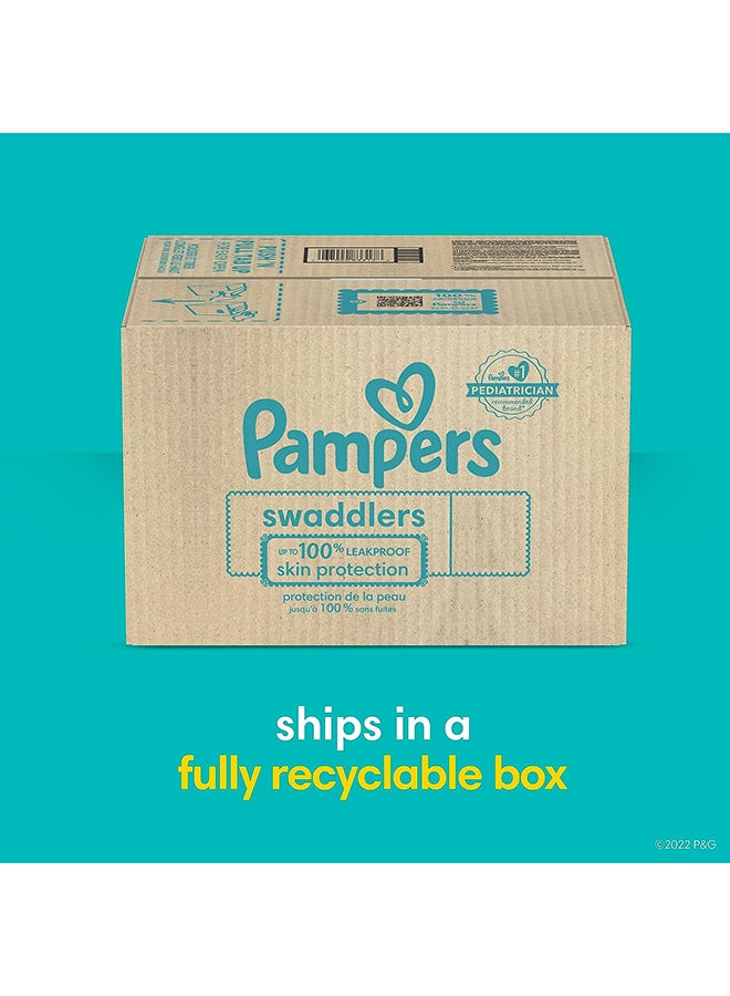 Pampers Baby Swaddlers Diapers - Size 4, 150 Count, Ultra Soft Disposable - Image 5