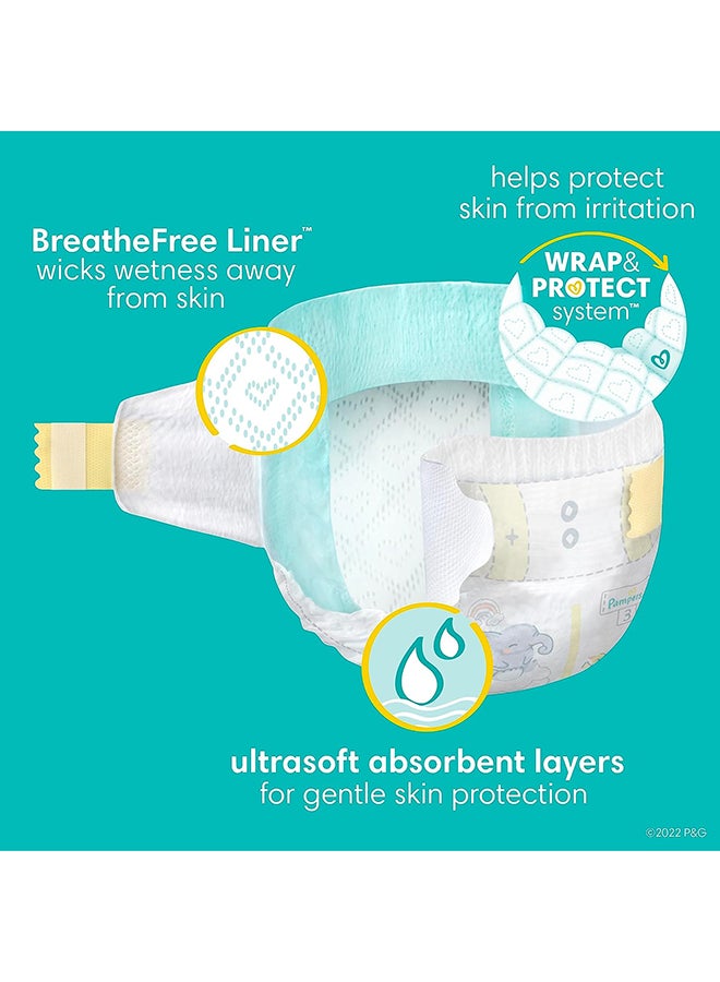Pampers Baby Swaddlers Diapers - Size 4, 150 Count, Ultra Soft Disposable - Image 4
