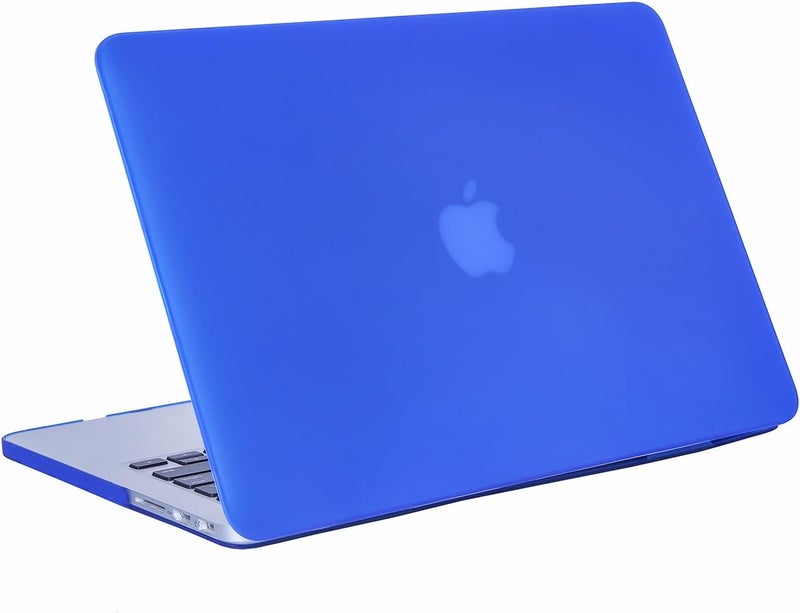 سيفن لاين متوافق مع حافظة Macbook Pro 13.3 غير لامعة ناعمة الملمس صلبة لـ 2010-2012 Macbook Pro 13 بوصة A1278 (CD-Rom) بدون شاشة Retina مع غطاء لوحة مفاتيح تخطيط EU/UK، أزرق عميق - Image 4