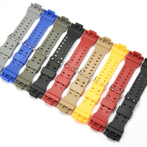 MCXGL 16mm Resin Strap Replacement for GShock ga110 ga100 ga120 gd100 g8900 Men's Rubber Watch Band - Image 4