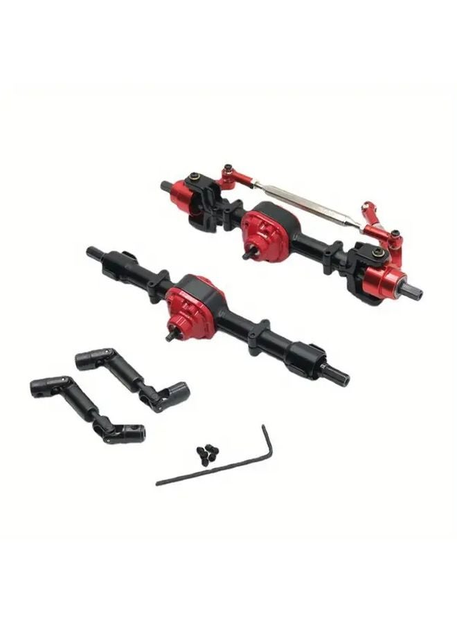 Upgraded Metal RC Car Axle Transmission Shaft Kit Black 1 12 Scale Heavy Duty Racing - Image 2