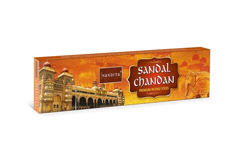 Nandita Sandal Chandan Premium Incense Stick - Pack of 6 (50 gm in Each Pack) - Premium Chandan Agarbatti - Image 1