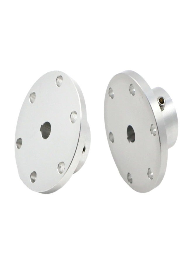 MiJunHD Aluminum Alloy Flange Coupling, 14 mm Inner Dia with Locking Key Slot, Flange Shaft Connector for Connecting Motor and Wheel DIY Model RC Parts (1Piece） - Image 3