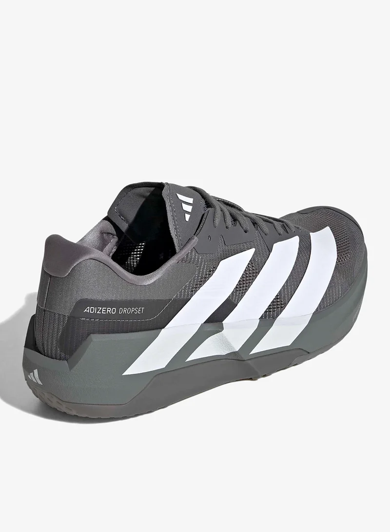 Adidas GREFOU/FTWWHT/IRONMT Adizero Dropset Pro for Men | Best Price UAE