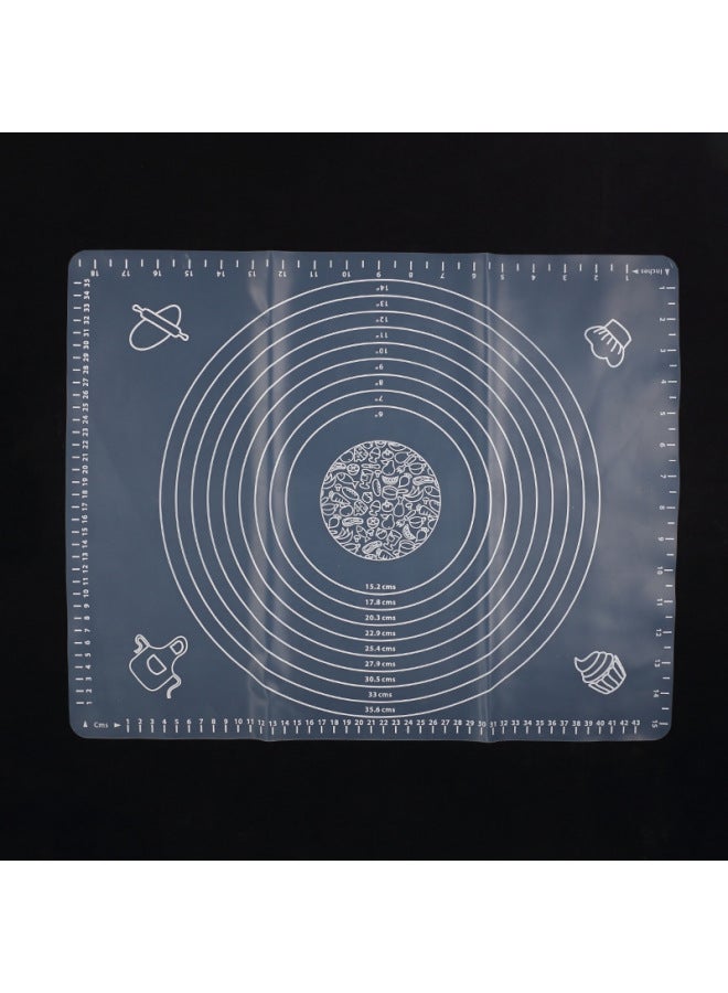 Direct Supply Silicone Kneading Mat Baking Mat Heat Insulation Cooking Mat And Mat Thickened Chopping Board-Specifications:50 * 40cm White 01088-8 - Image 1