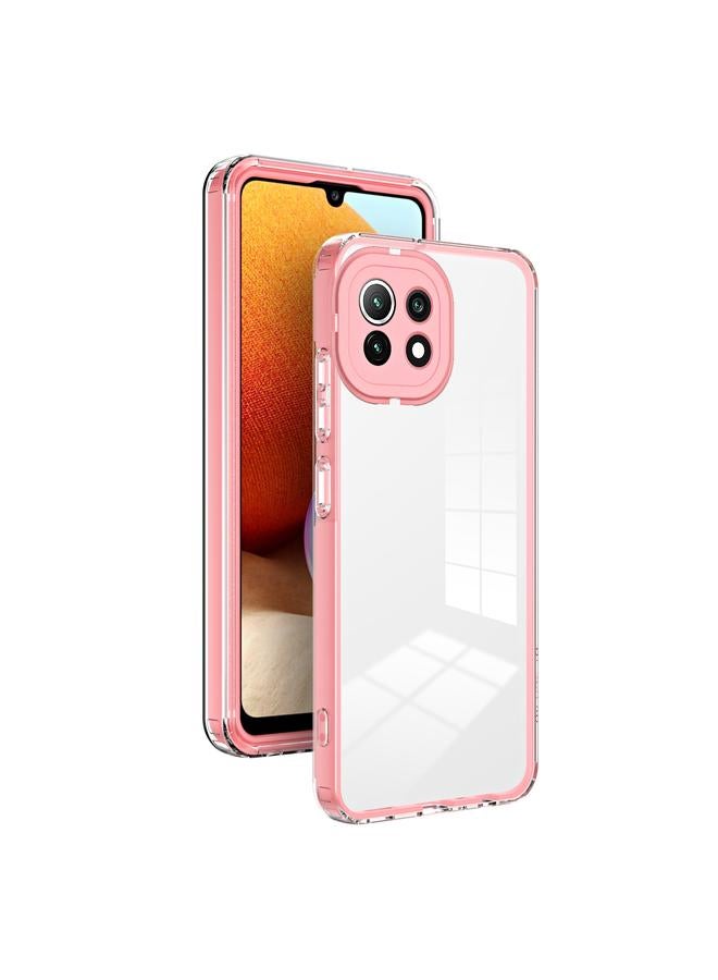 S-TOP 3 in 1 Clear TPU Color PC Frame Phone Case For Xiaomi Mi 11 Lite / 11 Lite 5G / 11 Lite 5G NE - Image 1