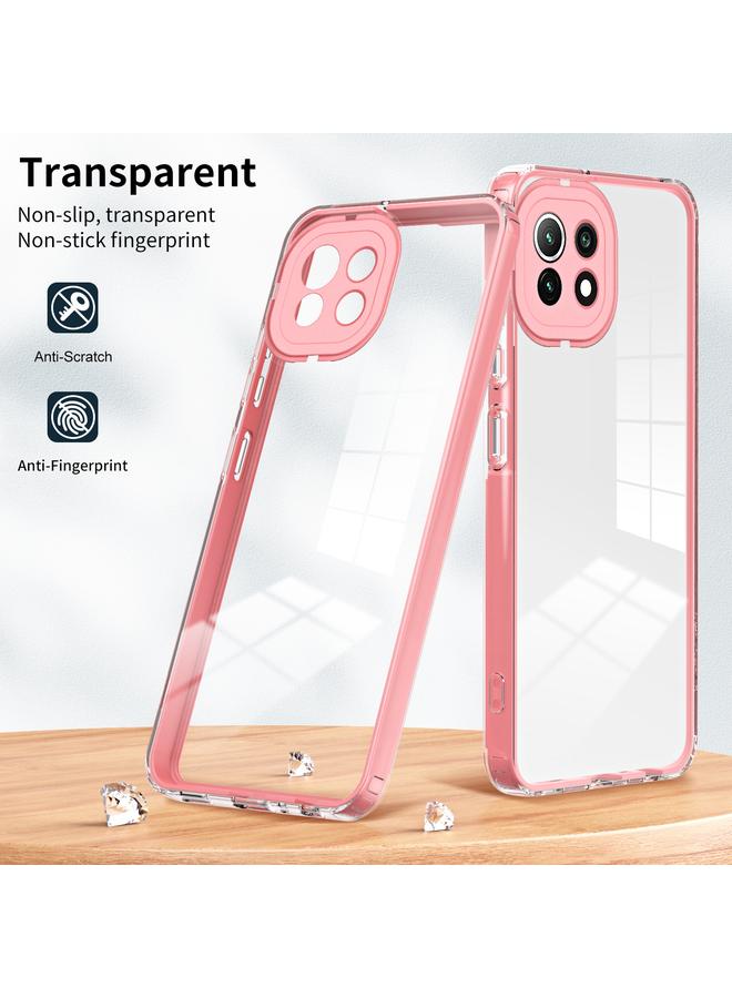 S-TOP 3 in 1 Clear TPU Color PC Frame Phone Case For Xiaomi Mi 11 Lite / 11 Lite 5G / 11 Lite 5G NE - Image 2