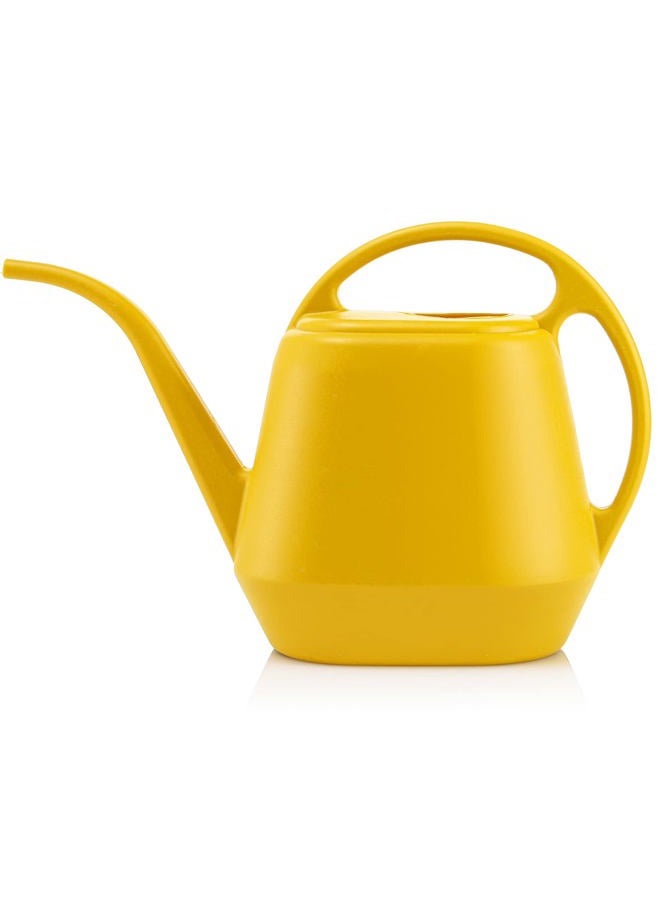 Fasmov Plastic Watering Can, Yellow, 1-Gallon - Image 1