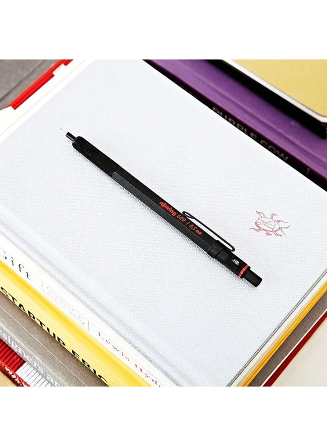 Rotring 600 Mechanical Pencil, 0.5 mm, Black - Perfect for Writing, Drafting, Engineering, Architecture Professionals - Image 4