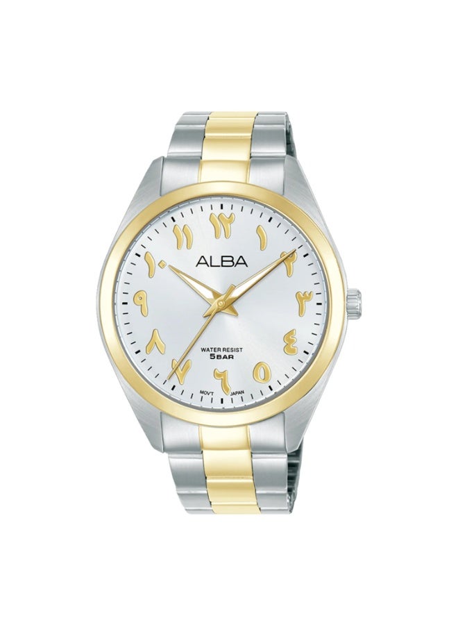 Alba ARX158X1 Standard Quartz Arabic Numerals Two-Tone Stainless Steel Men's Watch