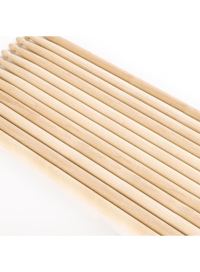 DIDA Drum Sticks, Drumsticks for Drum, Maple Wood Drumsticks, Wood Tip Drum Stick for Drums, Drum Stick for Musical Instrument Percussion, Drumstick for Beginners (1 Pair, 5A) - Image 5