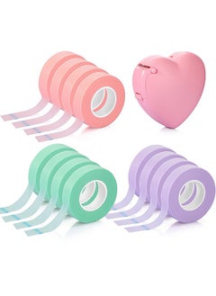 Eyelash Extension Tape Breathable Adhesive Lash Tape Nonwoven Fabric Lash Tape With Heartshaped Tape Dispenser Cutter 0.5 Inch Wide 10 Yards Long Of Each (Pink Purple Green) - pzsku/Z7BB924EB8602A090A138Z/45/_/1707977098/05139b55-d8ec-499e-82d2-b27343512a26