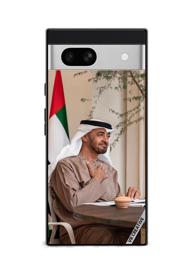 VR CREATIVE Protective Case Cover For Google Pixel 7a Sheikh Mohamed Bin Zayed Al Nahyan Design Multicolour - Image 1