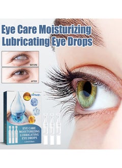 ximonth 10PCS Natural Lubricanting Eye Drops, Replenish Eye Nutrition For Eye Care, Relieve Eye Fatigue, Eye Drops For Dry Eyes, Dry Eye Therapy Lubricant Eyedrops, To Make Your Eyes Look Brighter  - Image 2