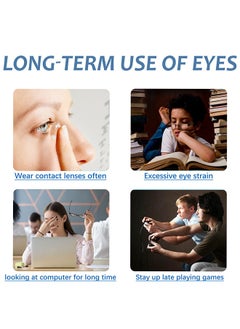 ximonth 10PCS Natural Lubricanting Eye Drops, Replenish Eye Nutrition For Eye Care, Relieve Eye Fatigue, Eye Drops For Dry Eyes, Dry Eye Therapy Lubricant Eyedrops, To Make Your Eyes Look Brighter  - Image 4