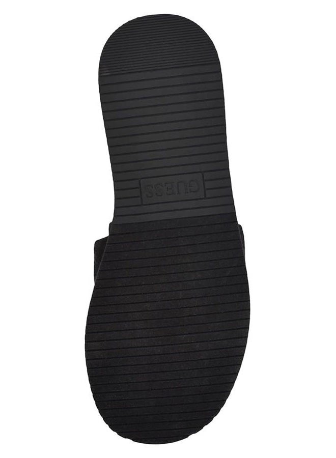 GUESS Women's Bintai Sandal, Black Logo 001, 38 EU - Image 5