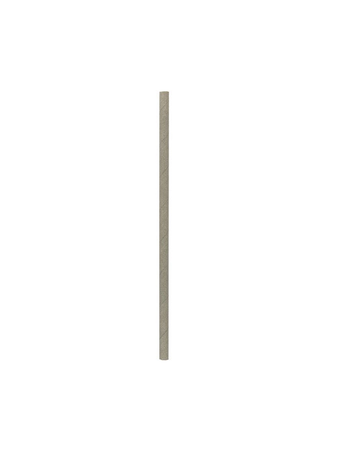 Restaurantware Durable Paper Straws, Paper Drinking Straws - Silver - For Holidays, Birthdays, Weddings, Showers or Everyday - 7.8" - 100ct Box - Image 1