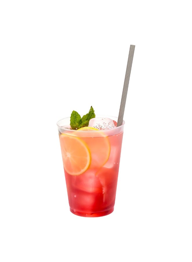 Restaurantware Durable Paper Straws, Paper Drinking Straws - Silver - For Holidays, Birthdays, Weddings, Showers or Everyday - 7.8" - 100ct Box - Image 2