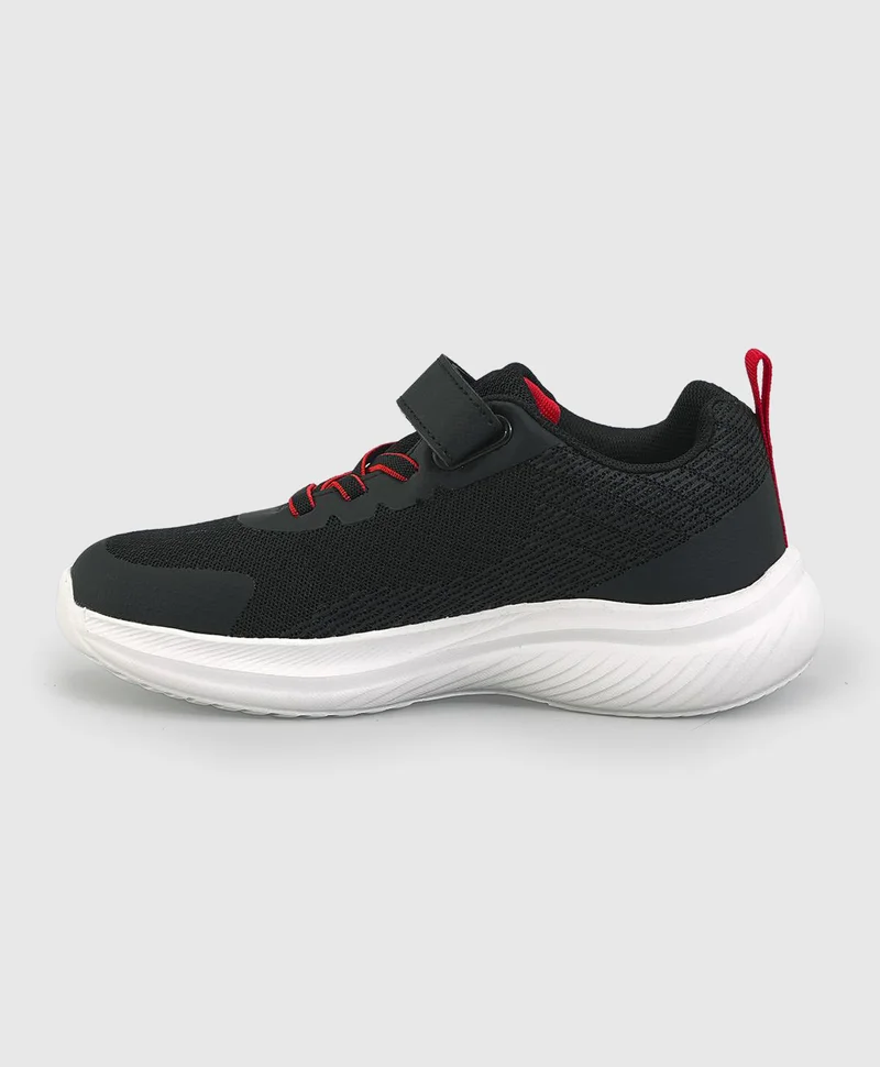Bonfino Bonfino Hook & Loop Closure Memory Foam Shoes - Red & Black