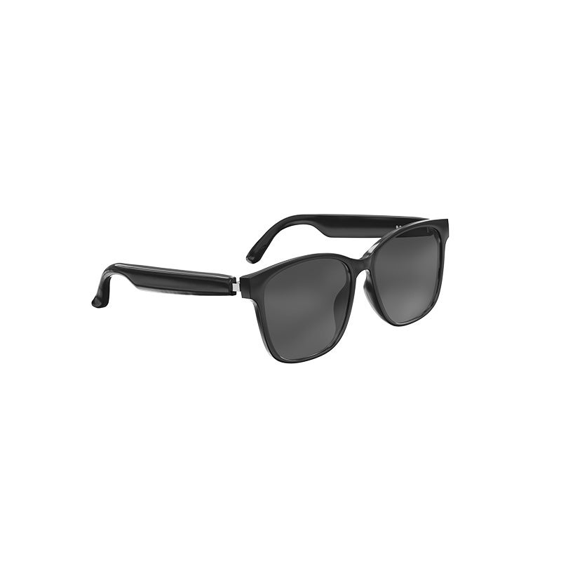 Black technology modern HY-C8 wireless bluetooth headset real-time translation subtitles AI glasses multi-language simultaneous translation Black