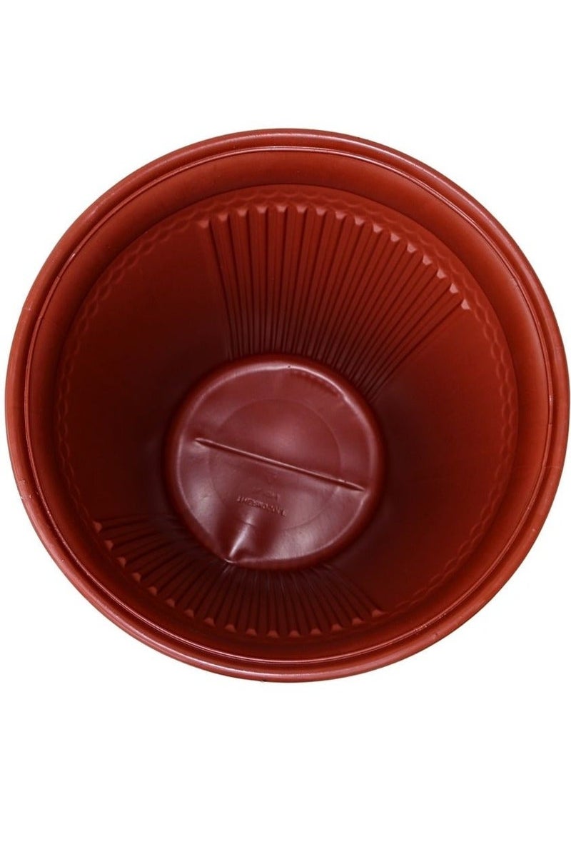 إس إن إتش أصيص زهور 22 بوصة للزينة | أواني حدائق مزخرفة، نباتات بلاستيكية، شتلات زهور، أصيص مشتل من البلاستيك الفاخر - Image 4