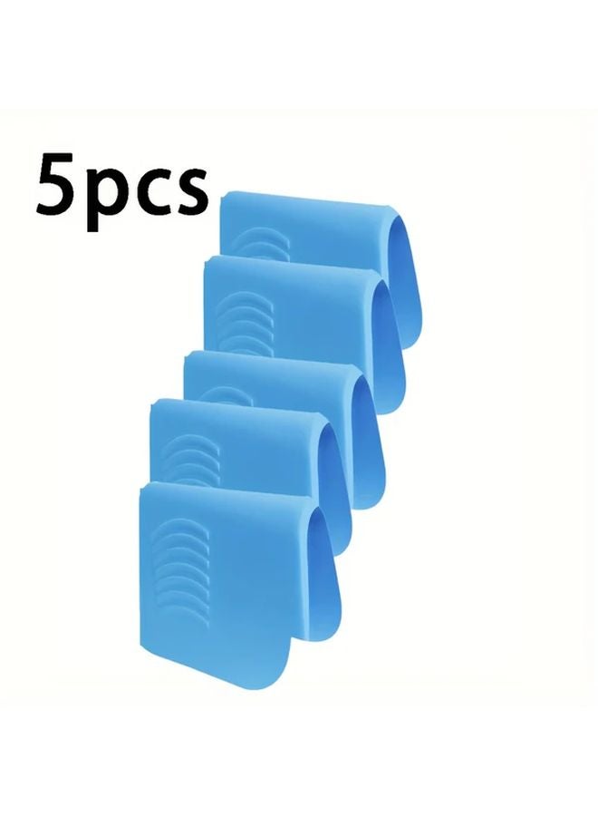 5pcs Blue Tile Gap Filling Tool Kit Silicone Sealing Set For Wall And Floor - Image 1