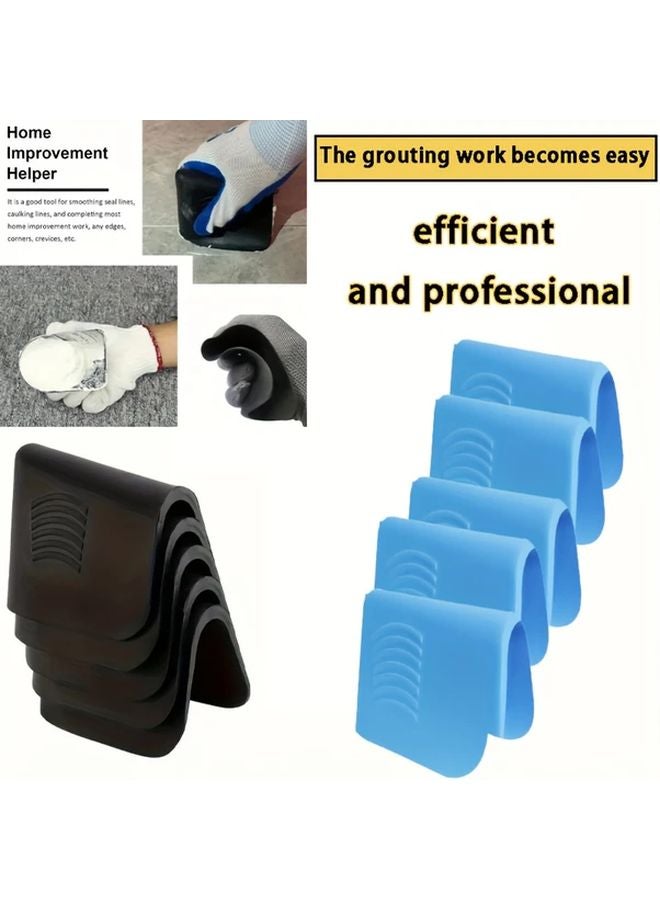 5pcs Blue Tile Gap Filling Tool Kit Silicone Sealing Set For Wall And Floor - Image 4