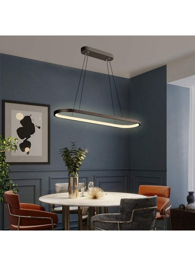 AFN Modern LED Pendant Light for Dining Table and Living Area, Minimal Linear Hanging Ceiling Light for Home Interior, Energy Efficient Decorative Suspension Lighting Fixture - Image 1