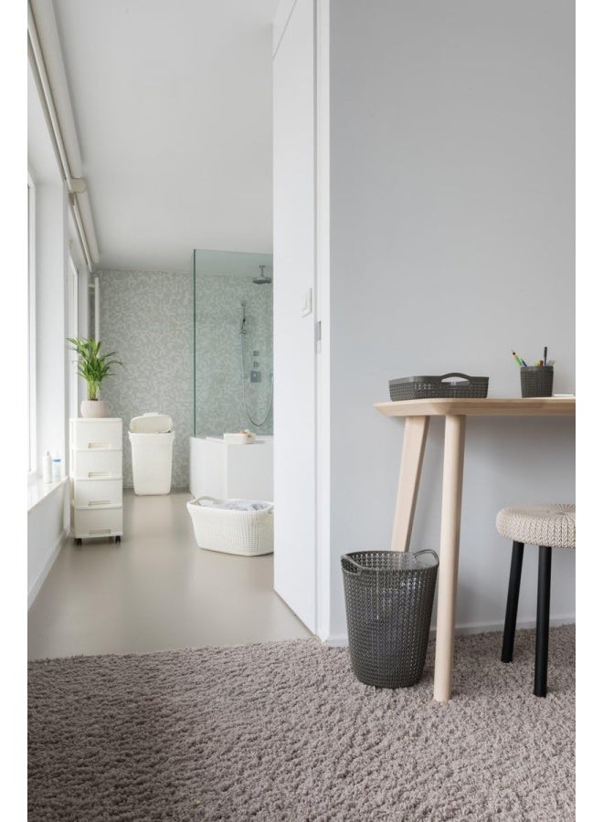 Curver Kint Round Basket Brown - Image 2