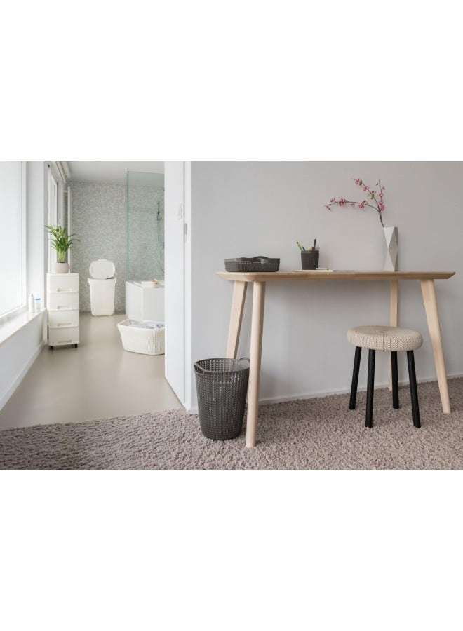 Curver Kint Round Basket Brown - Image 3