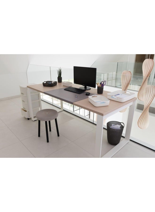 Curver Kint Round Basket Brown - Image 4