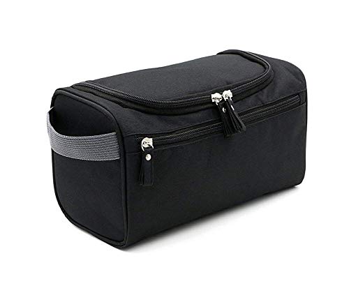 Tumecos Toiletry Dopp Kit Travel Electronics Organizer Shaving Accessories Bag Black1 - Image 1