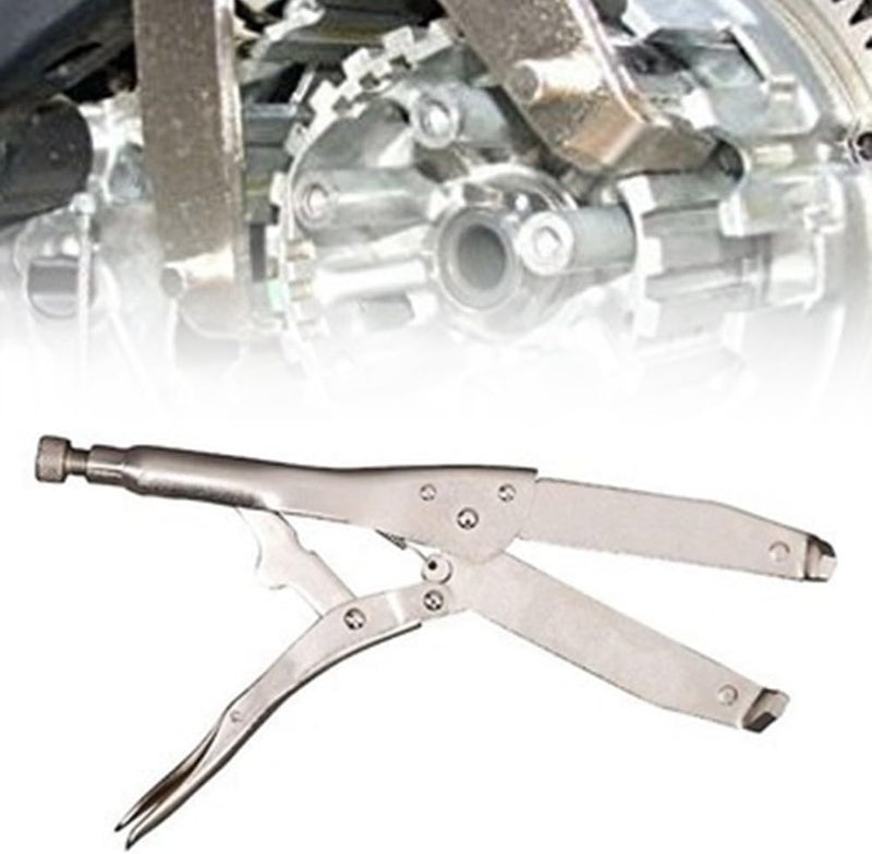 Flywheel Clutch Basket Holder Tool for Motorcycle Compatible with For ATV UTV, Featuring Jaw Opening up to 5 Inches and Fit for Square Tooth Style Clutch Hubs - Image 2