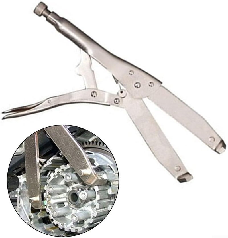Flywheel Clutch Basket Holder Tool for Motorcycle Compatible with For ATV UTV, Featuring Jaw Opening up to 5 Inches and Fit for Square Tooth Style Clutch Hubs - Image 3