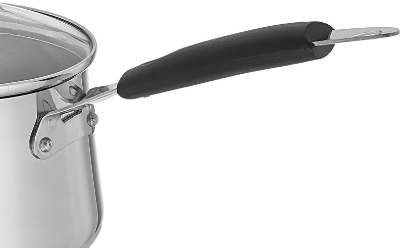 Brand - Solimo Solimo Stainless Steel T Pan with Glass Lid Induction Base 15 Litre - Image 5