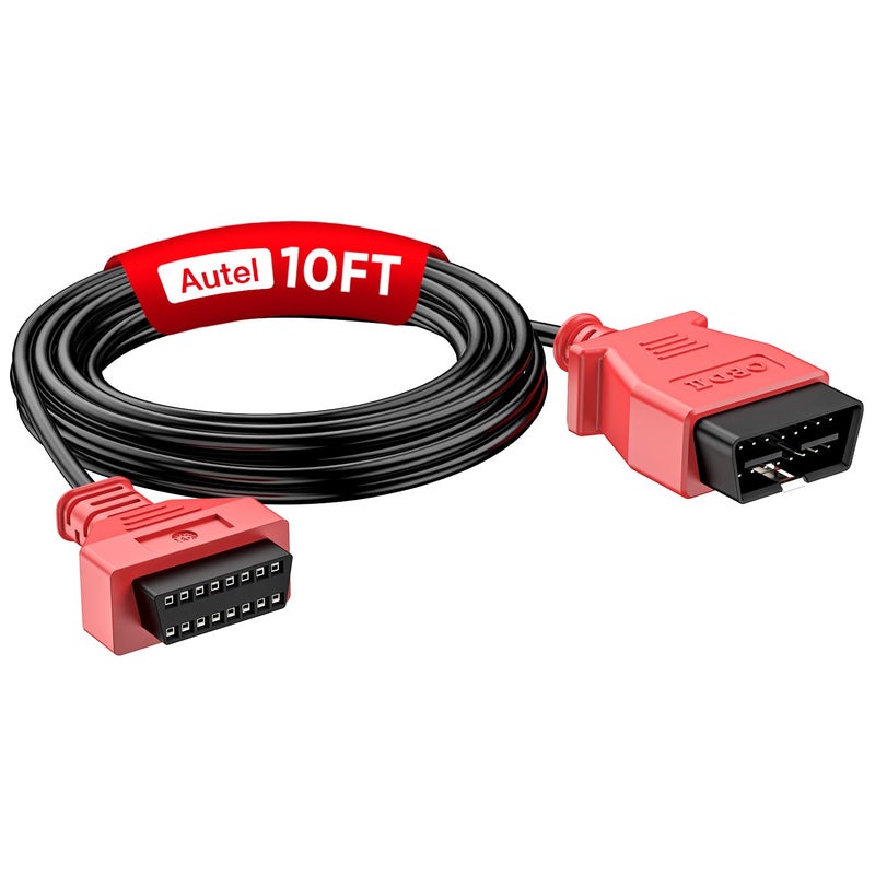 Autel OBD 2 Extension Cable UltraLong 10ft 3M 16 Pin OBD II OBD2 Car Male to Female Extension Cord OBD2 Diagnostic Extender Adapter for All OBDII Vehicles